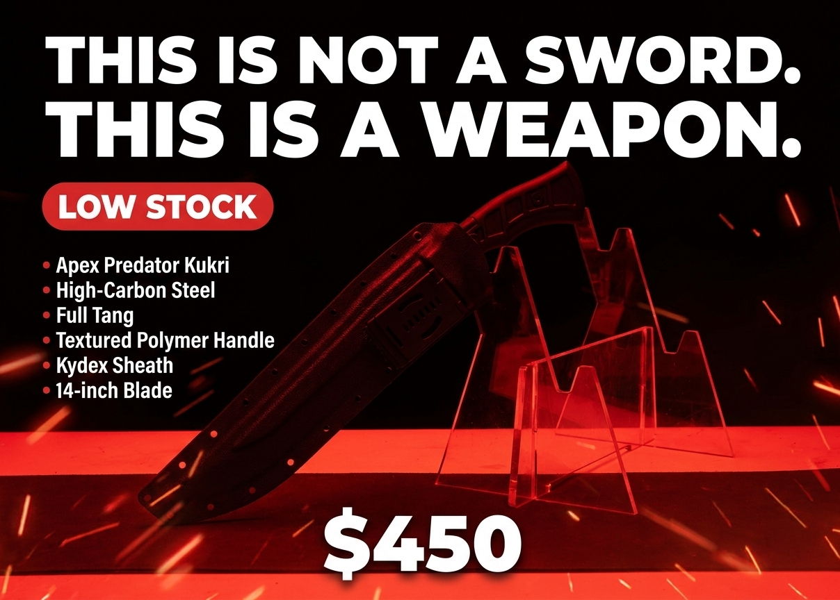 Katana Sword Facebook ad