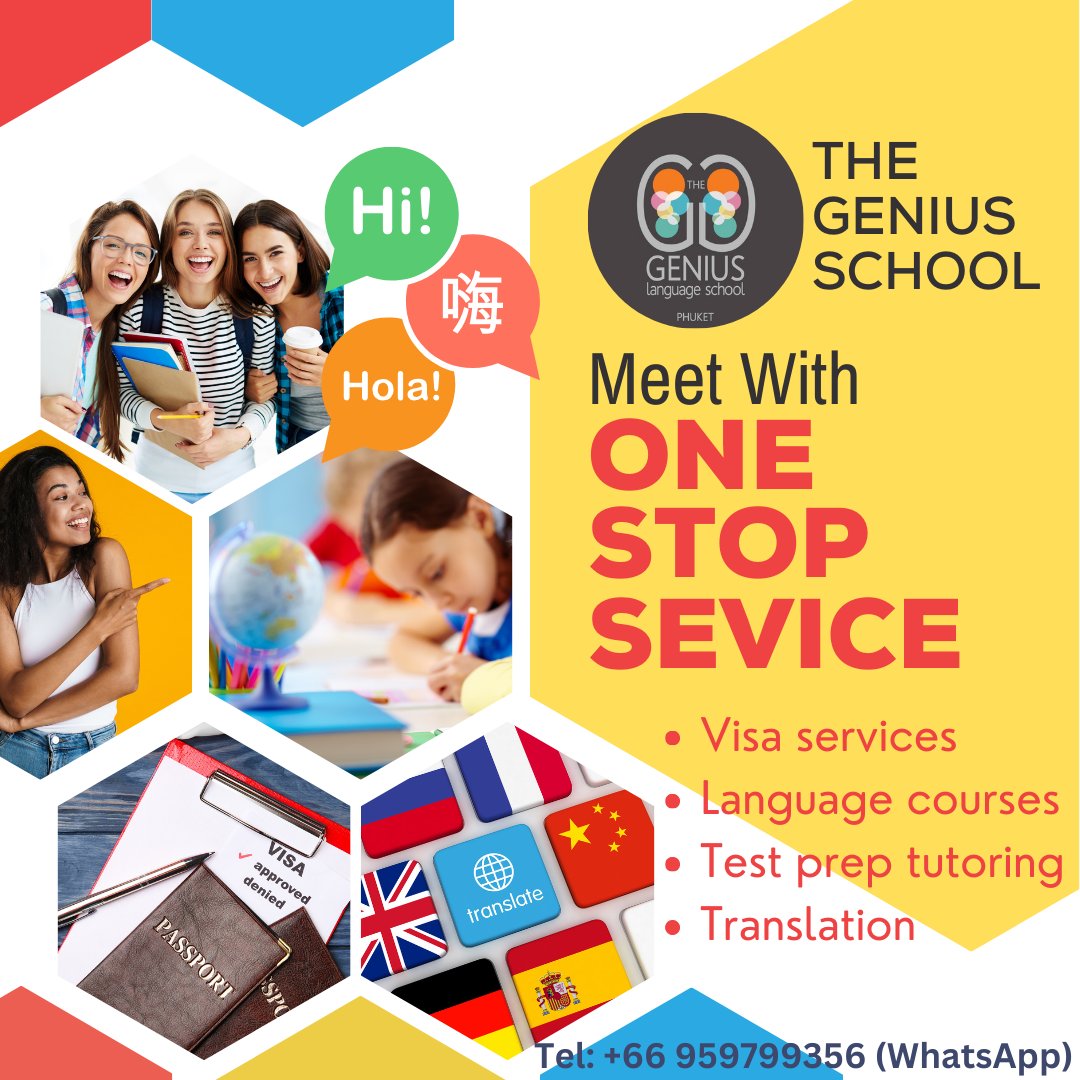The Genius Language School Phuket Facebook ad