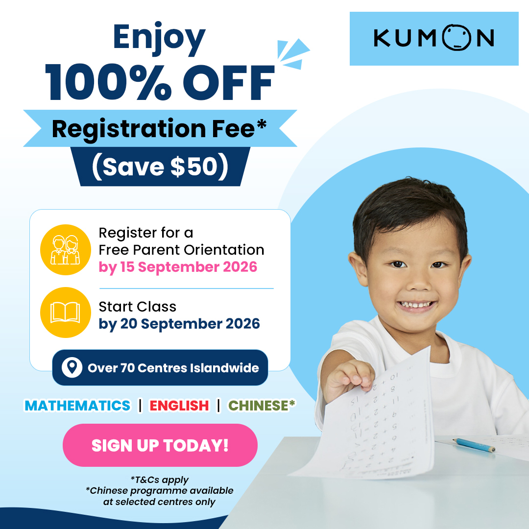 KUMON Singapore Facebook ad