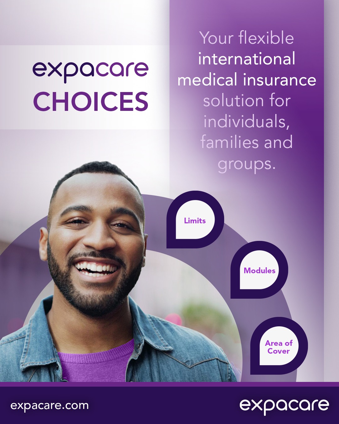 Expacare Facebook ad: International Private Medical Insurance & 24 Hour Global…