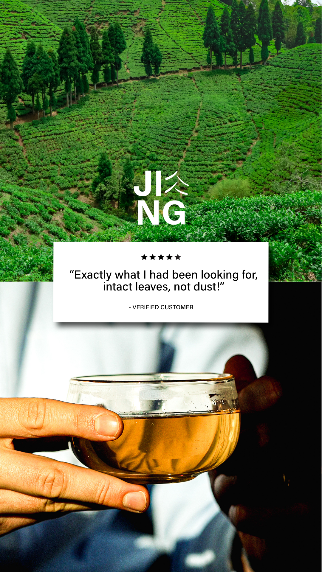JING Tea Facebook ad: Discover JING Tea