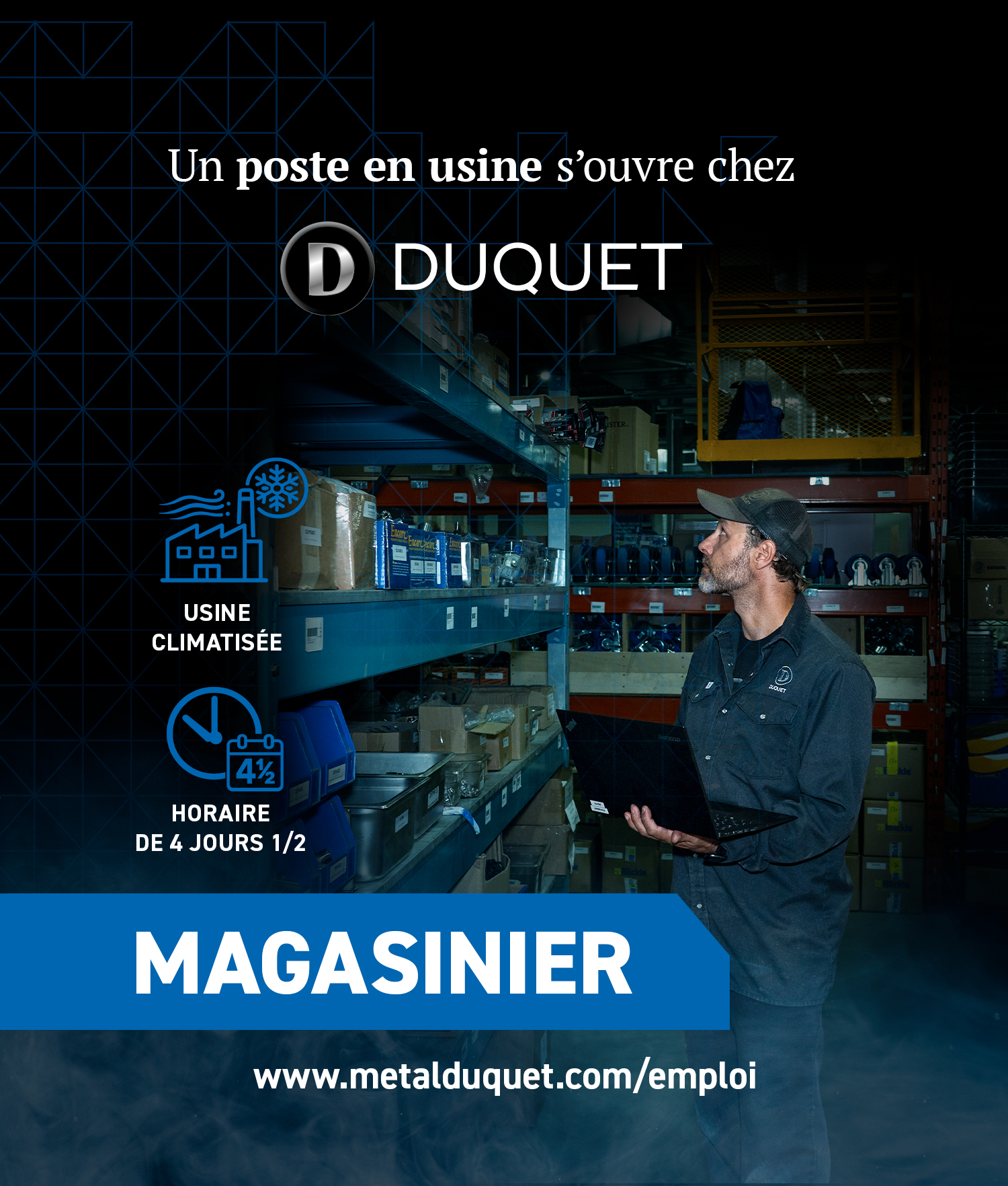 Métal Duquet Facebook ad from Jul 29, 2026