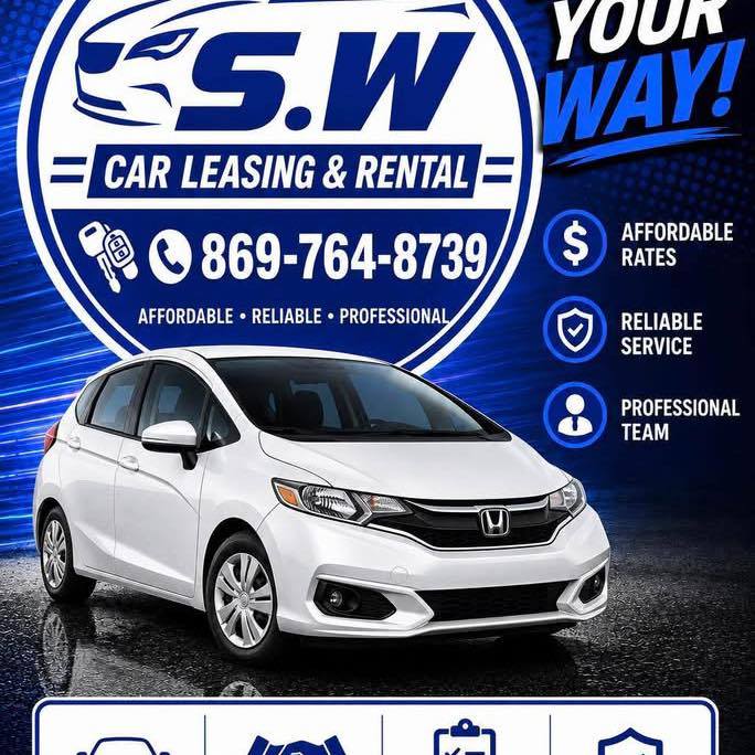 S W car rentals and leasing Facebook ad from Aug 2, 2026