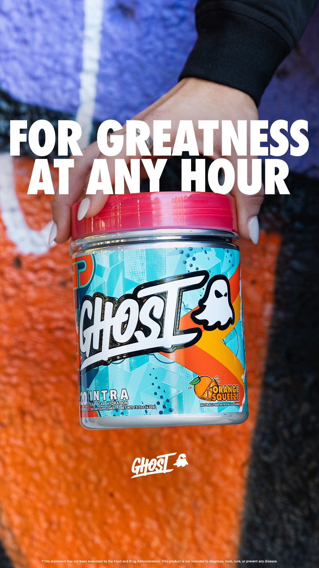 GHOST Facebook ad
