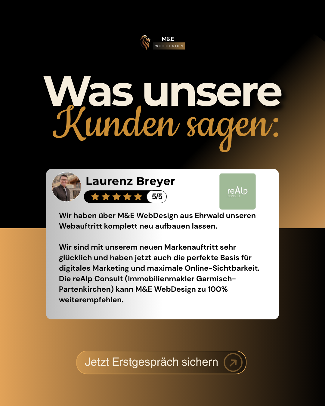 Milena Kautecky - M&E Webdesign Facebook ad
