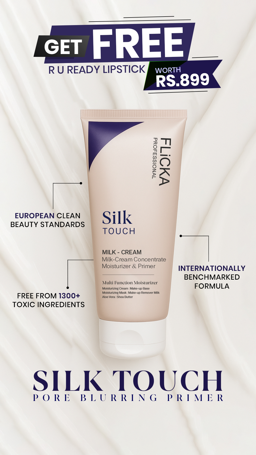 Flicka Cosmetics Facebook ad