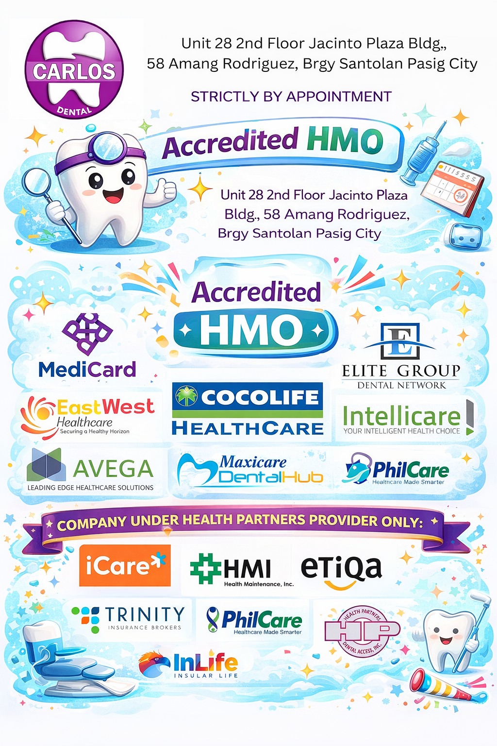 Carlos Dental Clinic - Pasig  Facebook ad