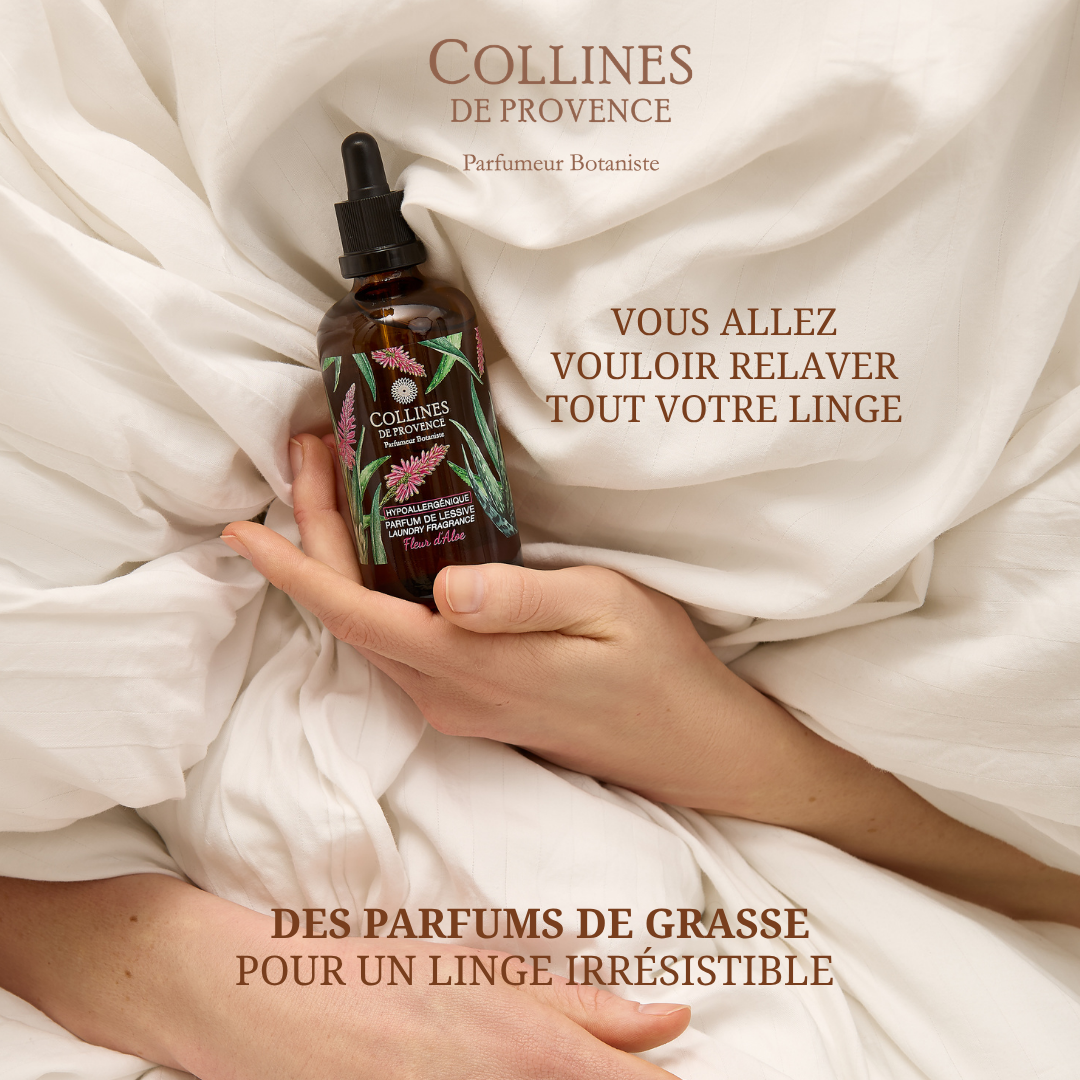 Collines de Provence Facebook ad: Parfum de lessive: linge qui sent bon longtemps | Collines…