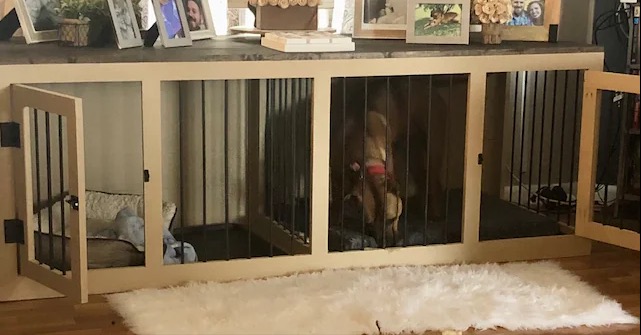 Rustic flags & kennels and home decor Facebook ad: Rustic Flags And Kennels