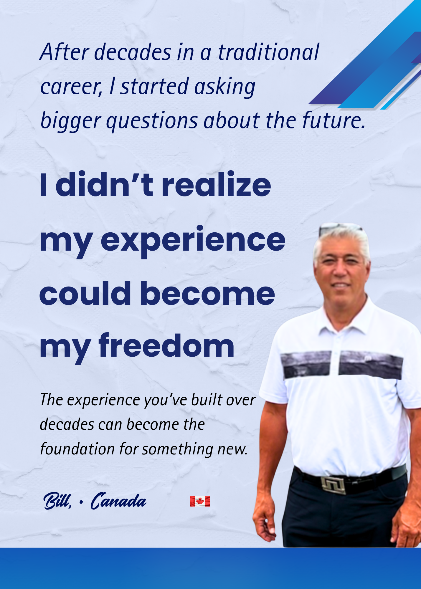 Enlightened Prosperity Facebook ad: After more than three decades in a traditional…