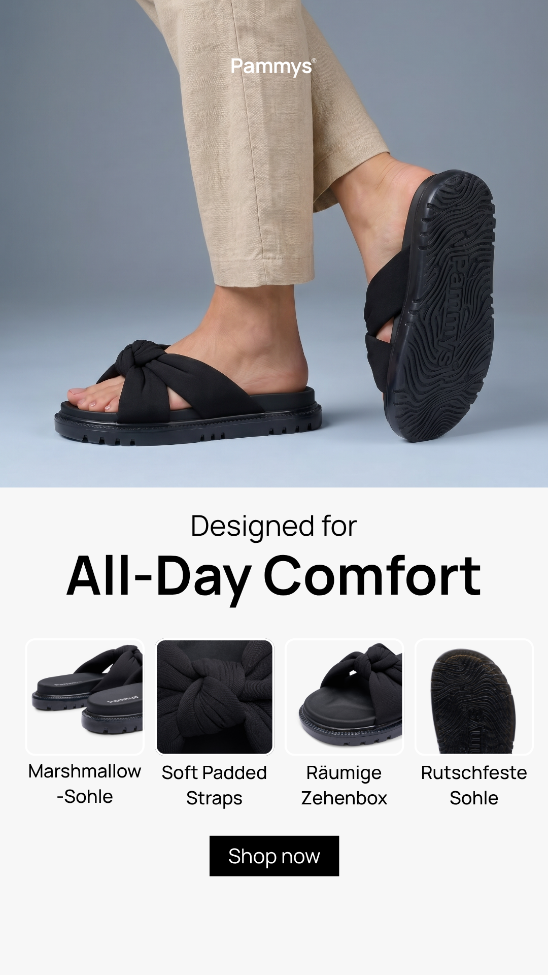 Pammys Facebook ad