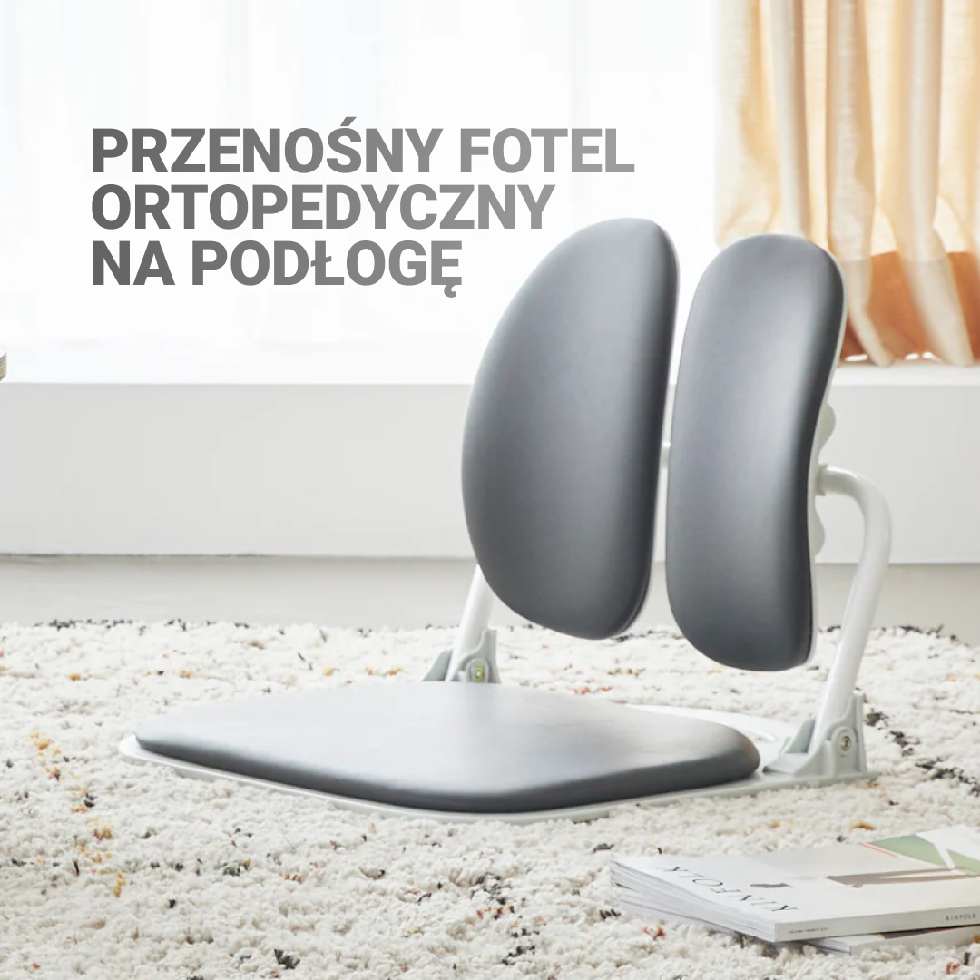 Duorest Facebook ad: Anatomiczne krzesła odciążające kręgosłup.