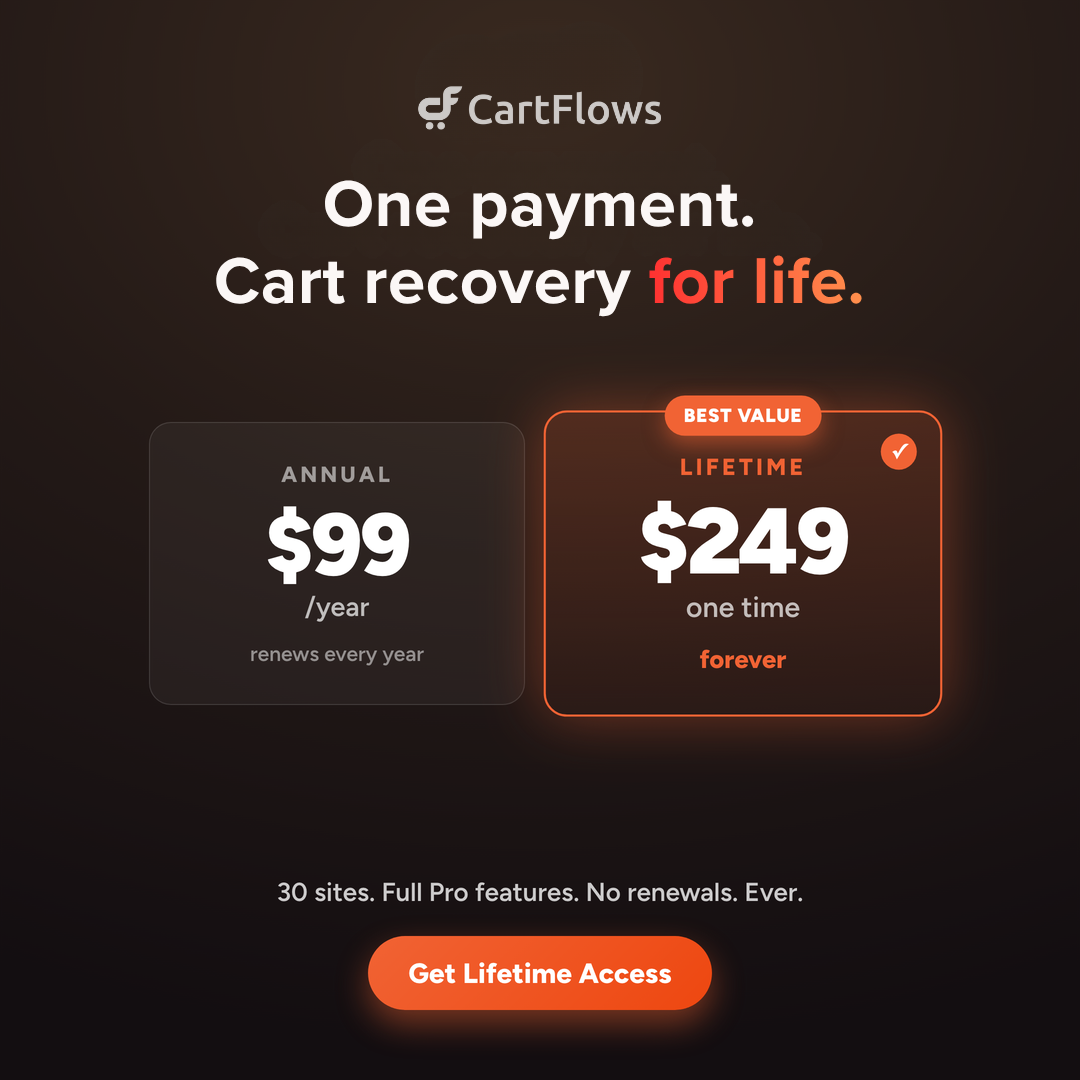 CartFlows Facebook ad