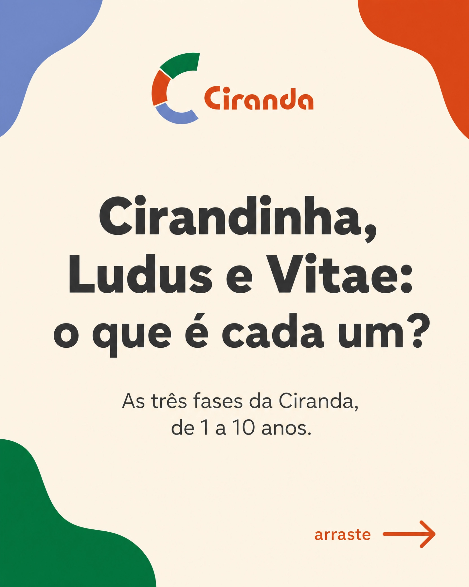 Ciranda Escola Facebook ad: Chat with us