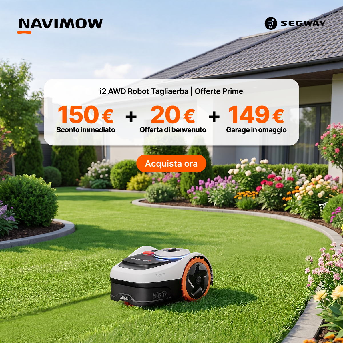 Segway Navimow Facebook ad: 16-28 Giugno | Offerte Prime