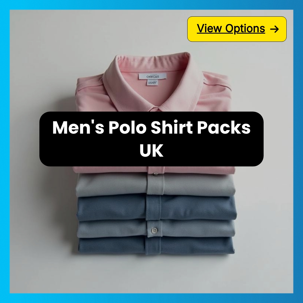 FAQInsider Vistalink Facebook ad: Men's Polo Shirt Packs UK
