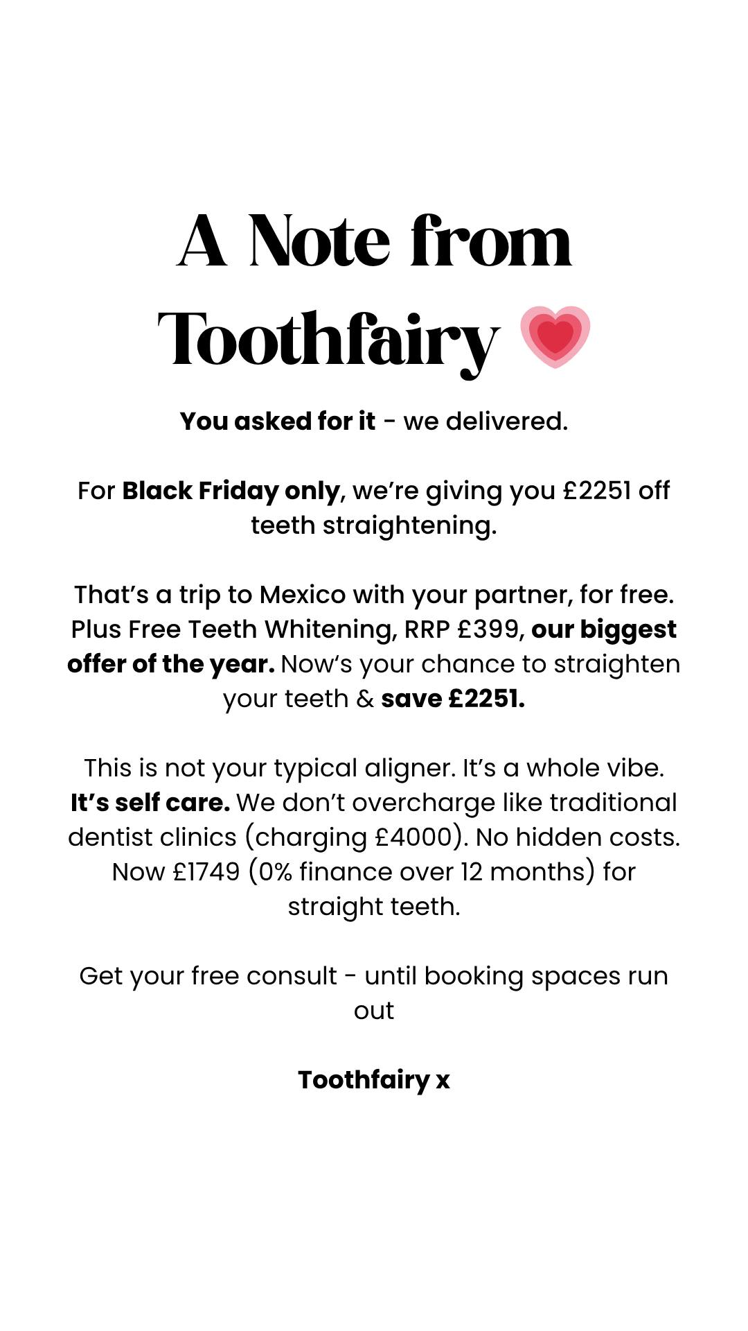 Tooth Fairy Facebook ad