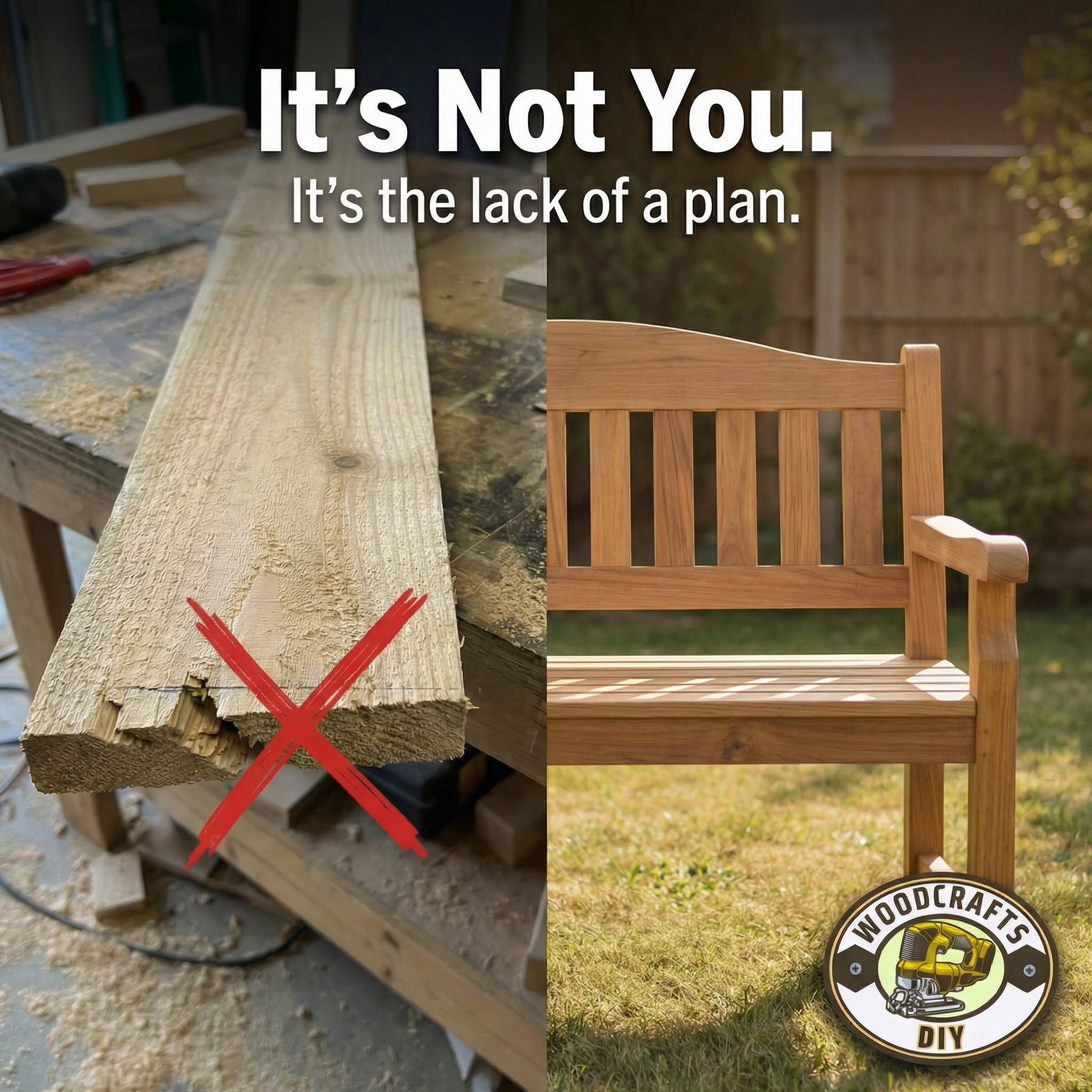 WoodCrafts DIY Facebook ad