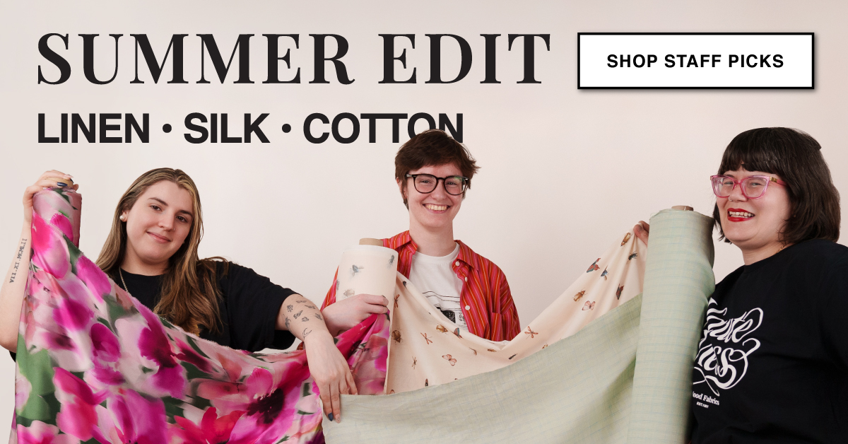 Mood Designer Fabrics Facebook ad from Aug 7, 2026