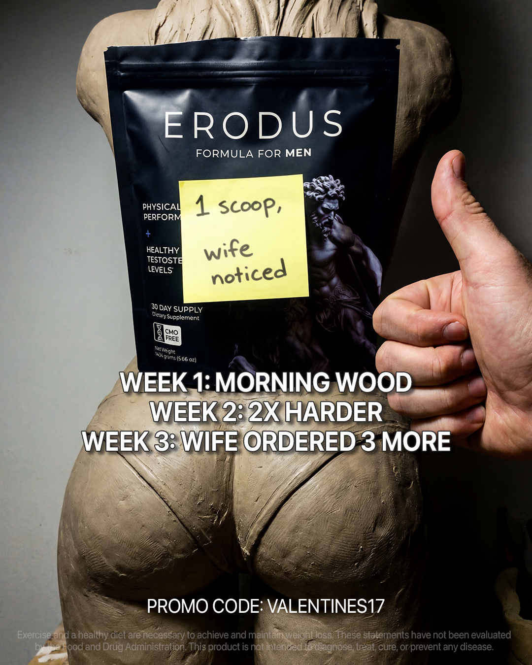 Erodus Formula For Men Facebook ad