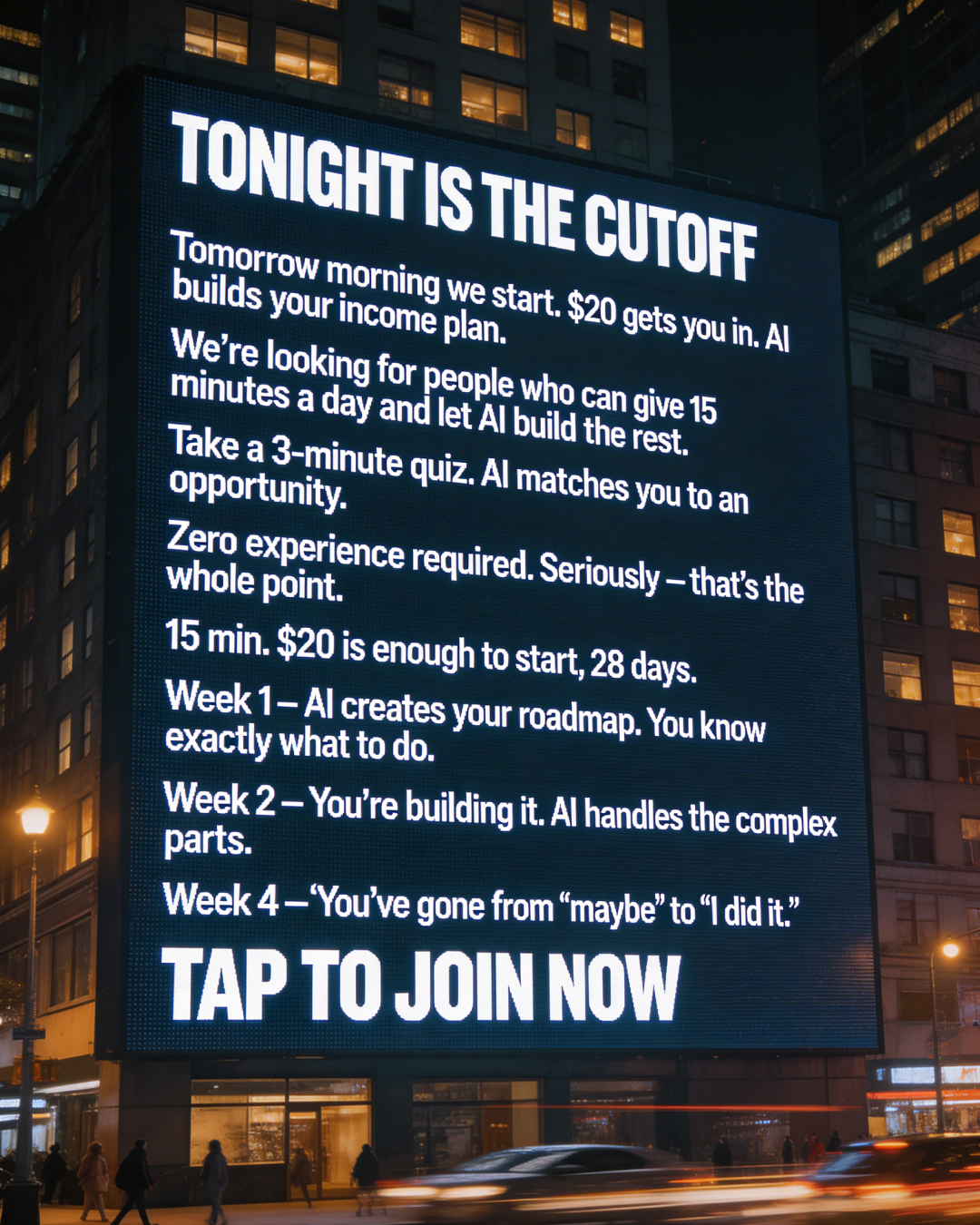 Practical AI Facebook ad