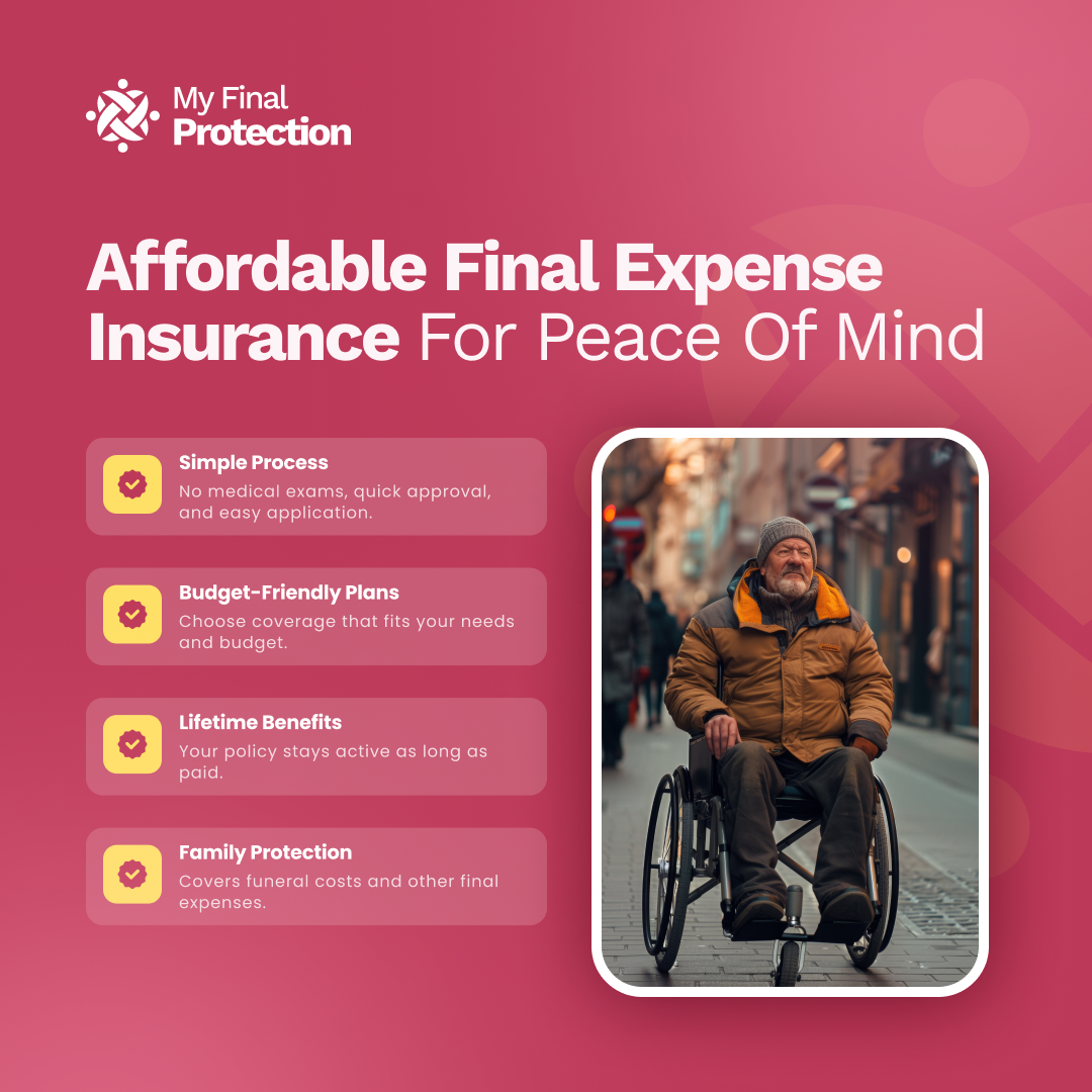 My Final Protection Facebook ad: Get Covered Fast & Easy