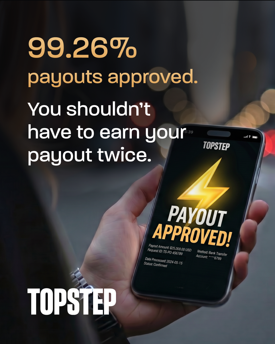 Topstep Facebook ad from Aug 12, 2026