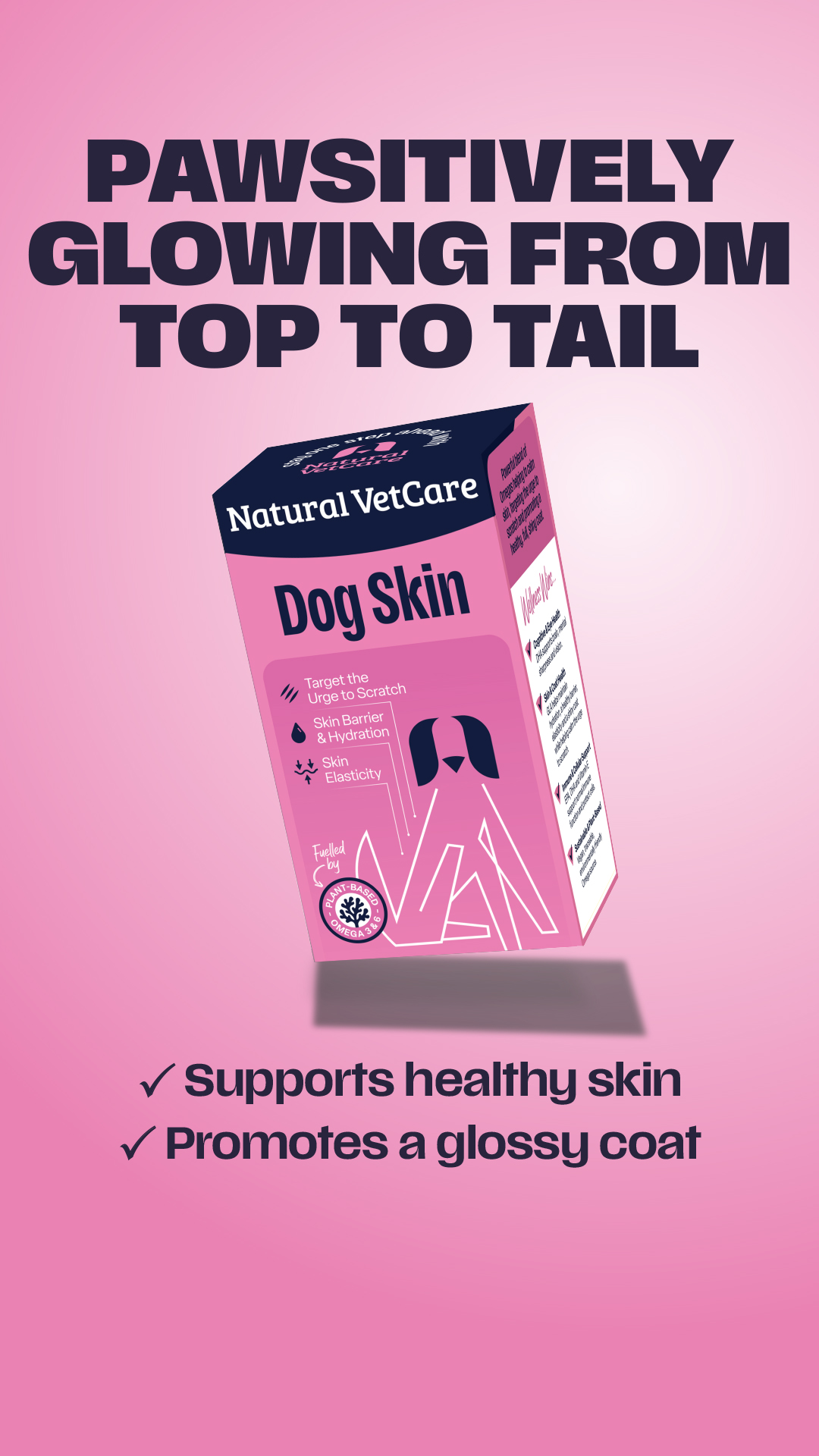 Natural VetCare Facebook ad: Itchy, Dry Skin Support