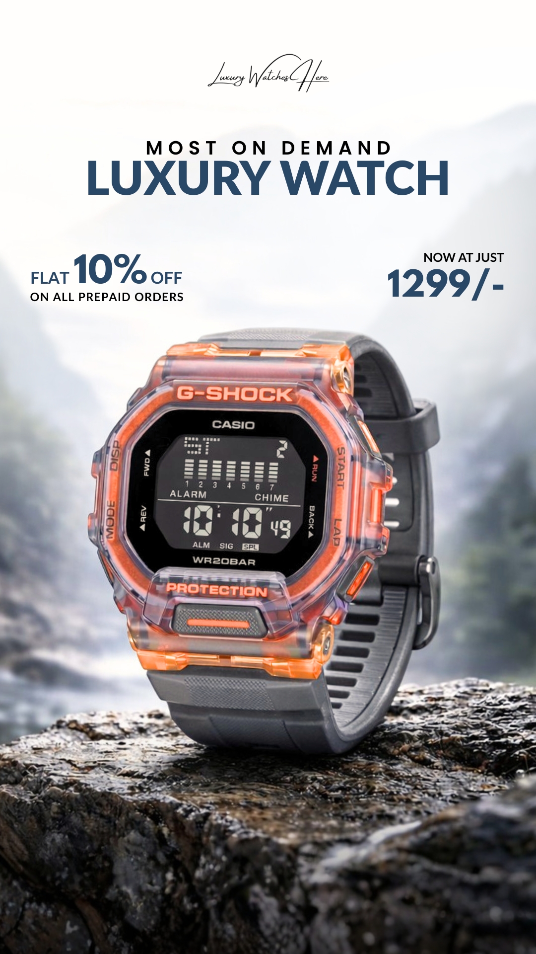Luxury Watches Here Facebook ad