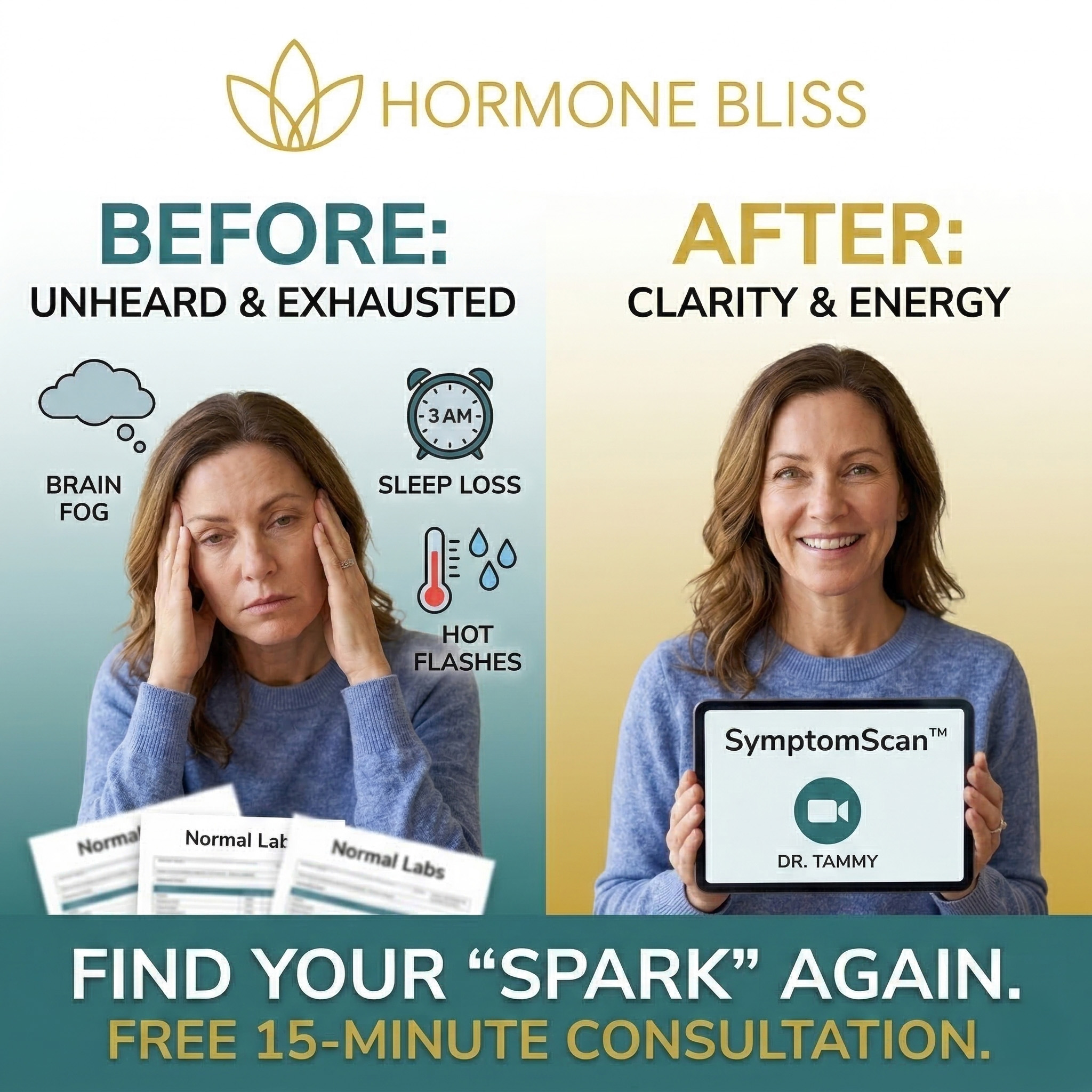 HormoneBliss Facebook ad