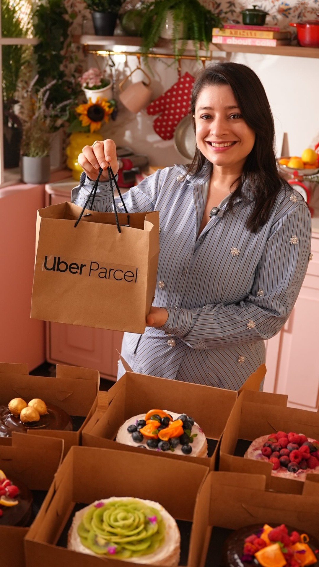 Uber Facebook ad: From baking cakes with my mom to delivering…