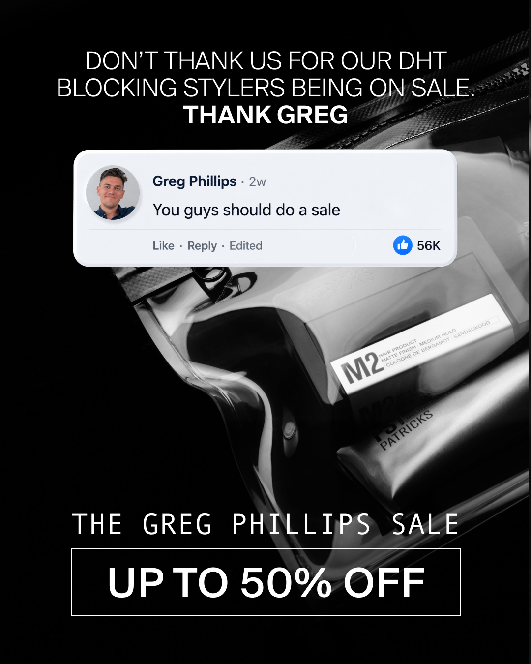 PATRICKS Facebook ad