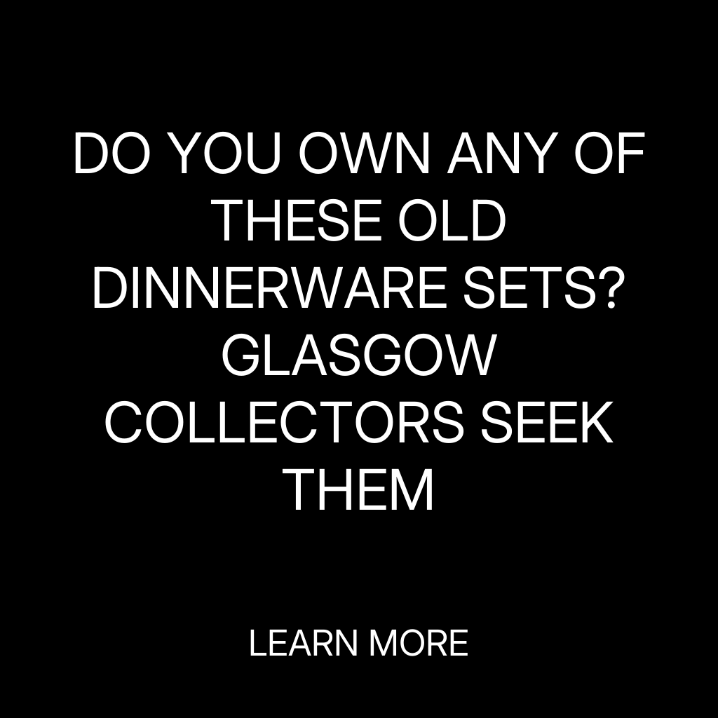 Insight Feed Facebook ad: Vintage Dinnerware Sets Glasgow Collectors Want
