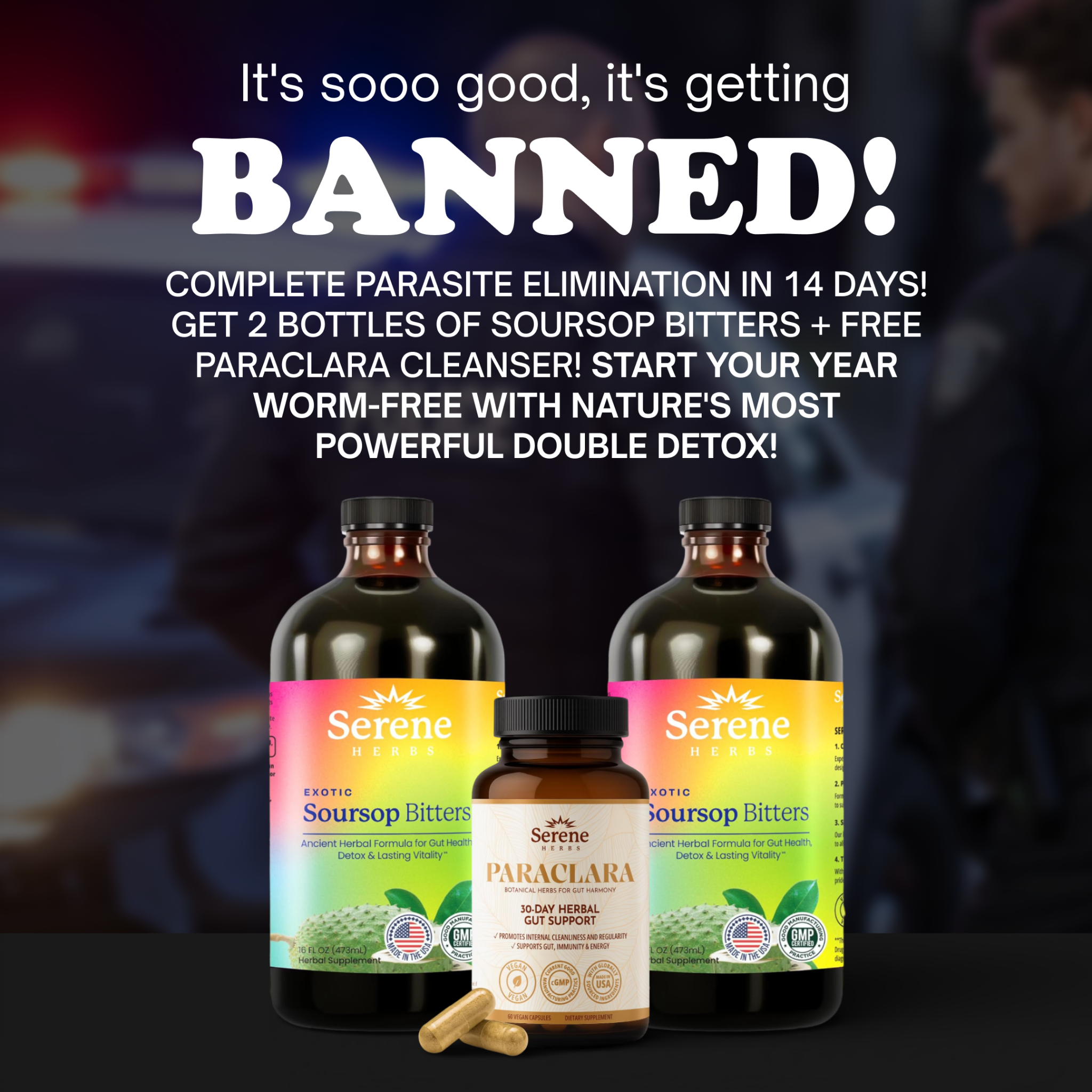 Serene Herbs Facebook ad from Jan 13, 2026