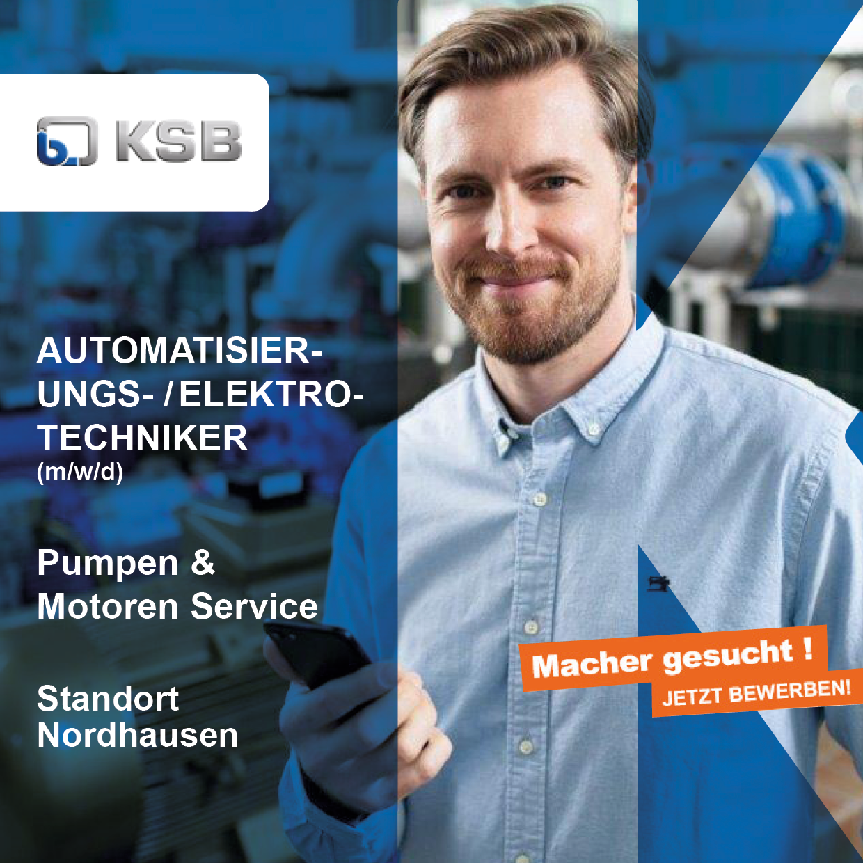 Social Media Ads Facebook ad: Ja - 𝐃𝐮 hast 𝗕𝗼𝗰𝗸 𝗮𝘂𝗳 Elektrot𝗲𝗰𝗵𝗻𝗶𝗸 und…