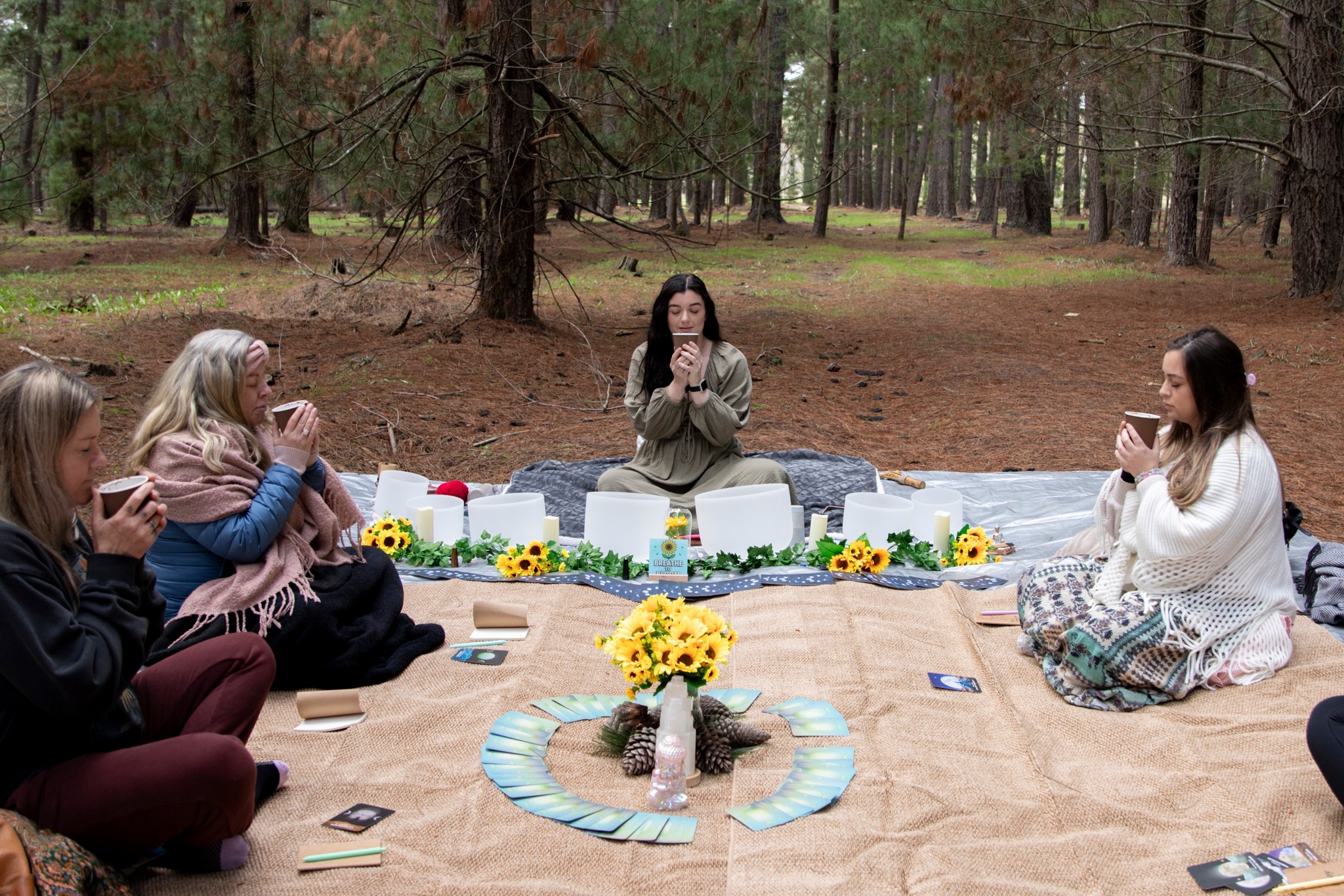 Breathe to Bloom Facebook ad: Breathe to Bloom Women’s Circle