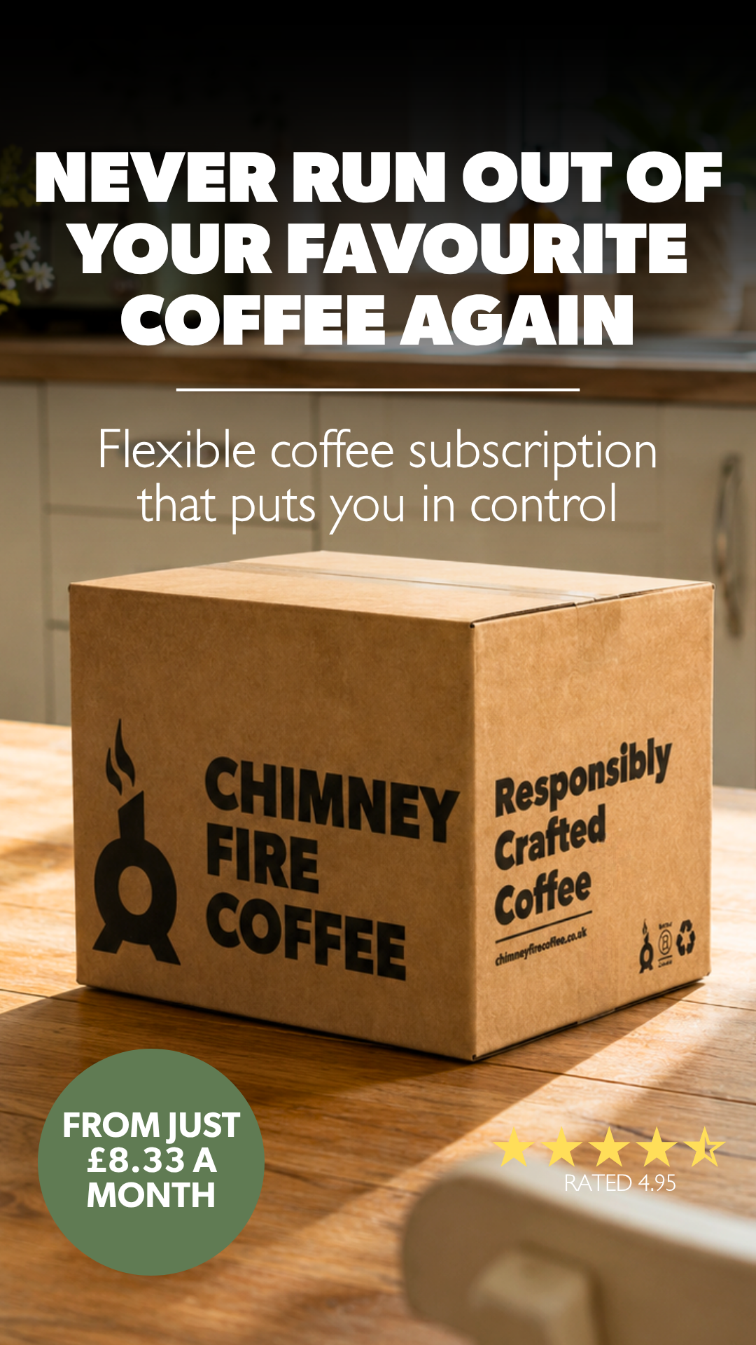 Chimney Fire Coffee Facebook ad