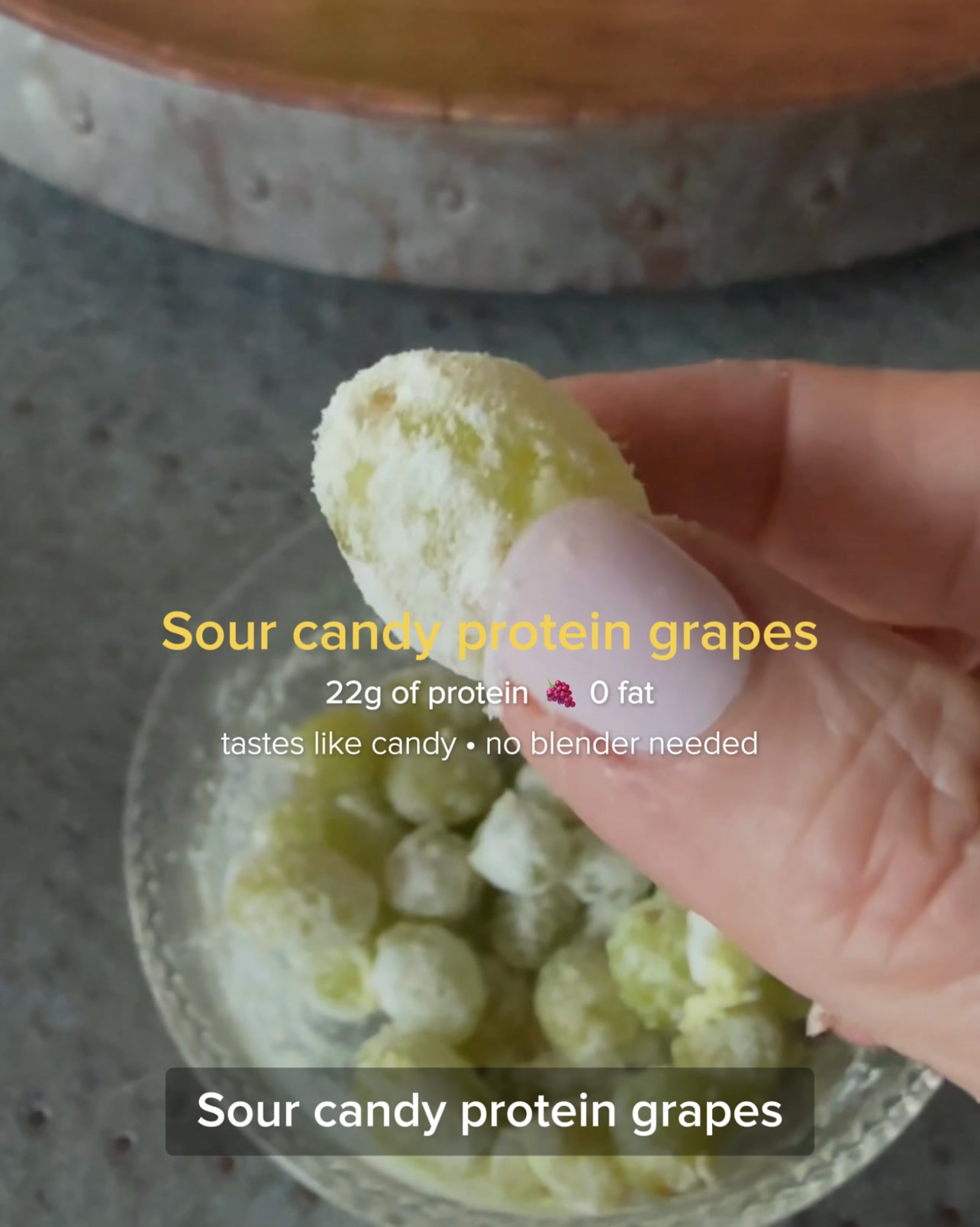1 Up Nutrition Facebook ad: Make Sour Candy Protein Grapes