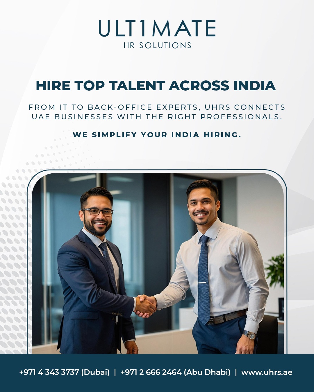 Ultimate HR Solutions Facebook ad: The best teams start with the right hires-let…