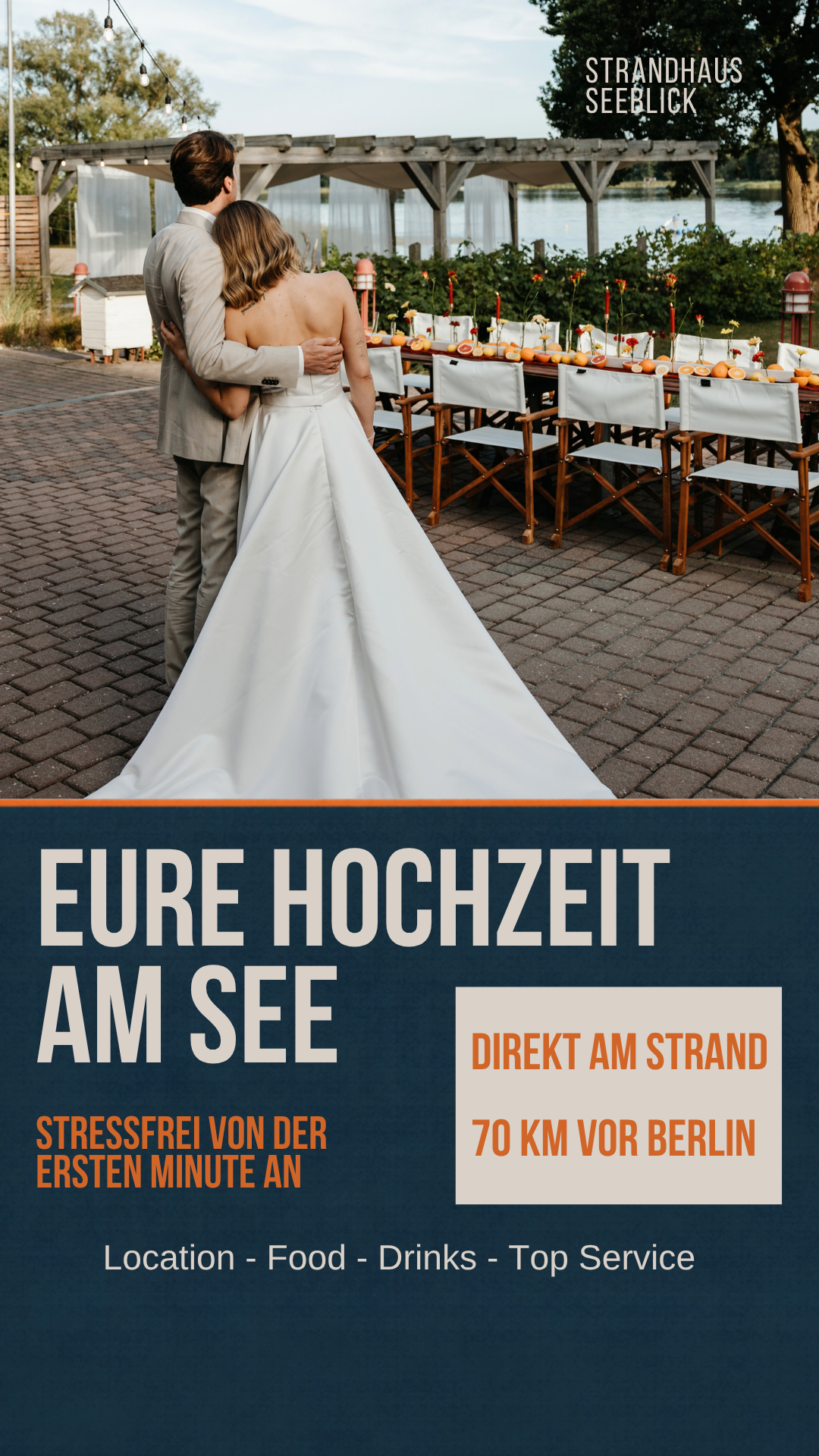 Strandhaus Seeblick Facebook ad: Traumhochzeit am See