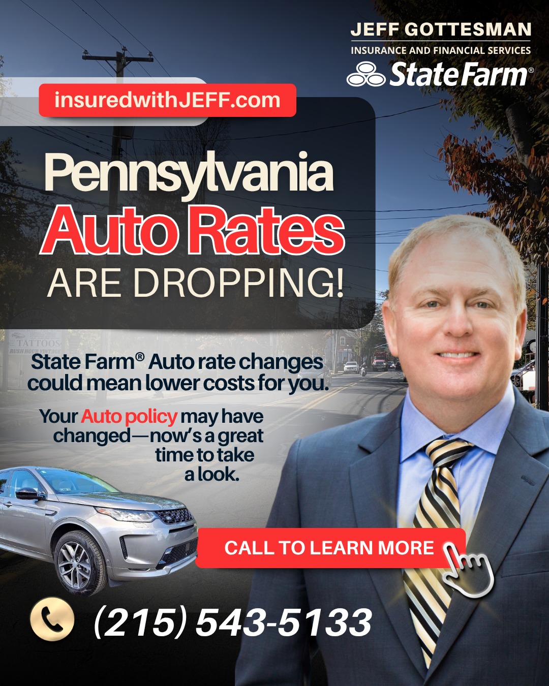 Jeff Gottesman - State Farm Insurance Agent Facebook ad: Have you checked your auto insurance lately?
