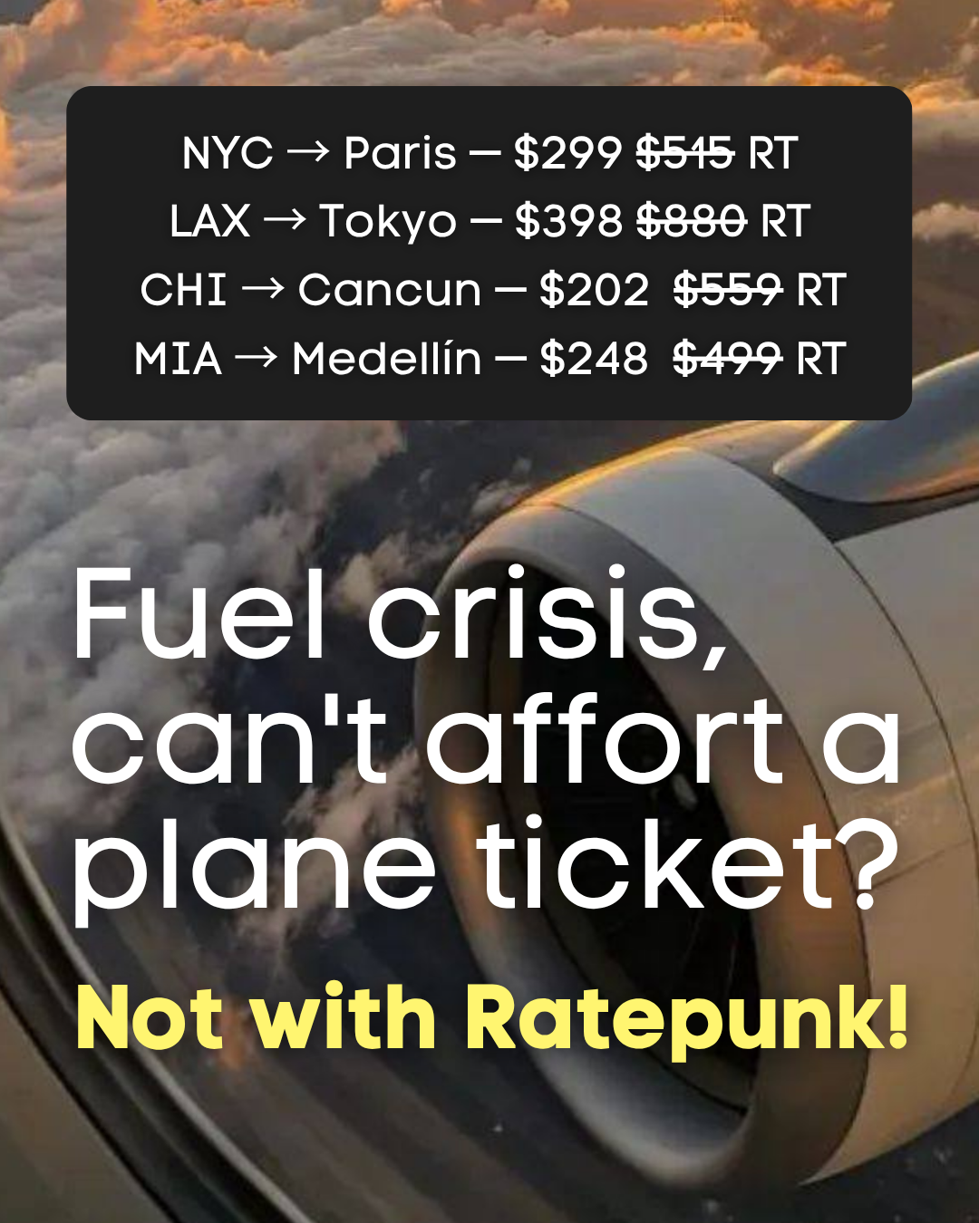 RatePunk Facebook ad