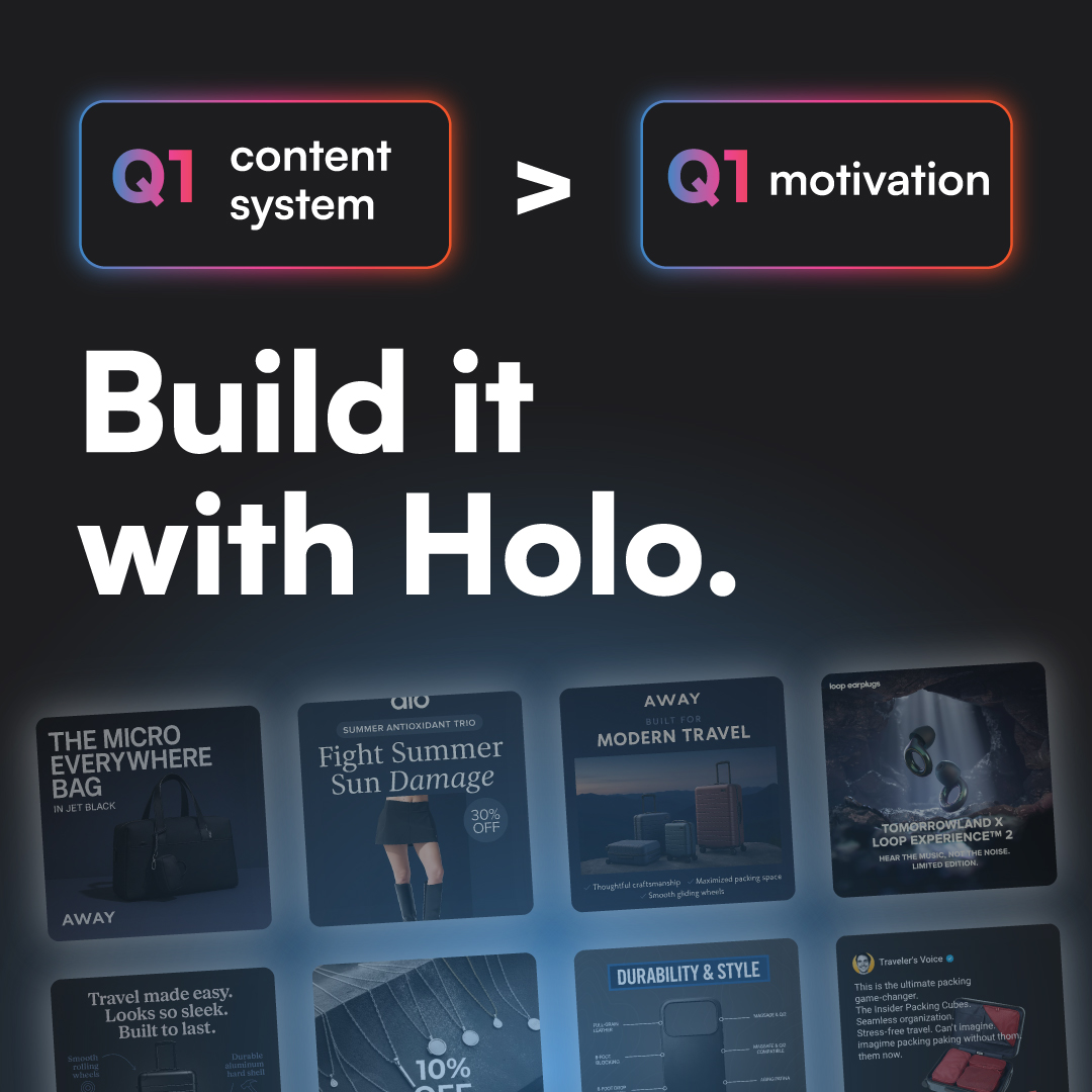 Holo Facebook ad