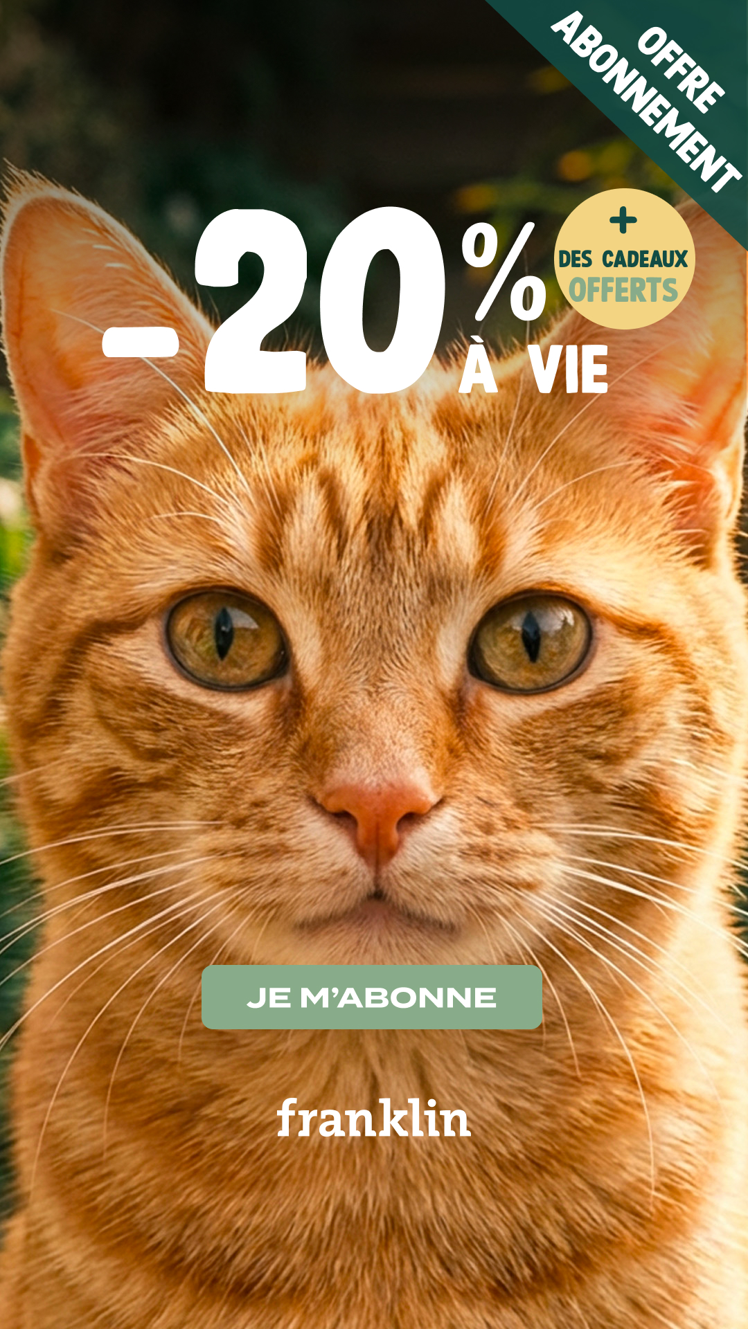 Franklin Pet Food Facebook ad