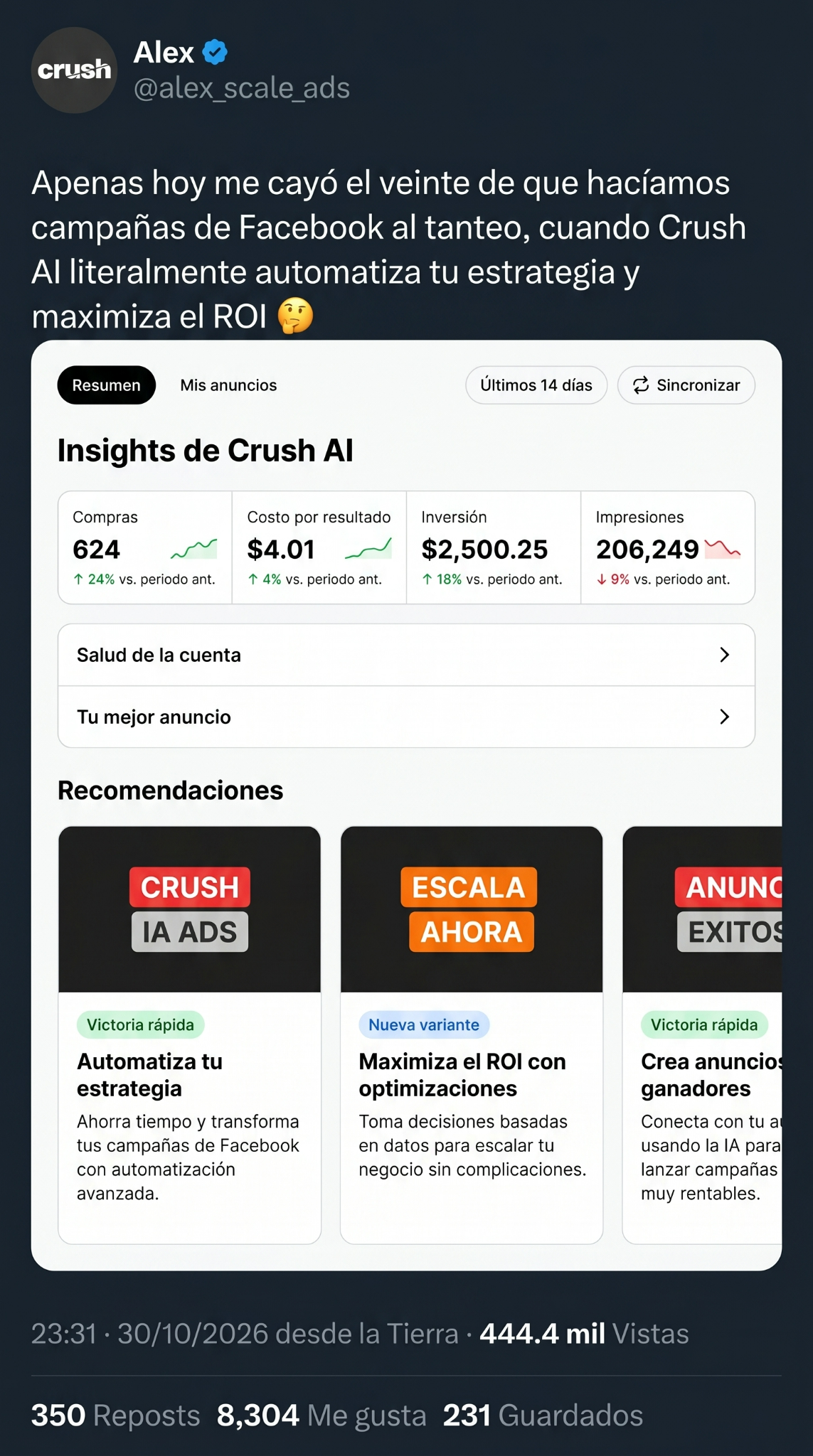 trycrush.ai Facebook ad