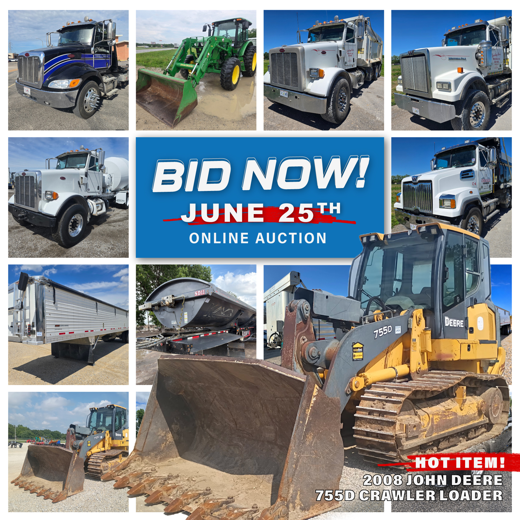 Sexton Auctioneers Facebook ad: Explore the wide range of equipment available on…