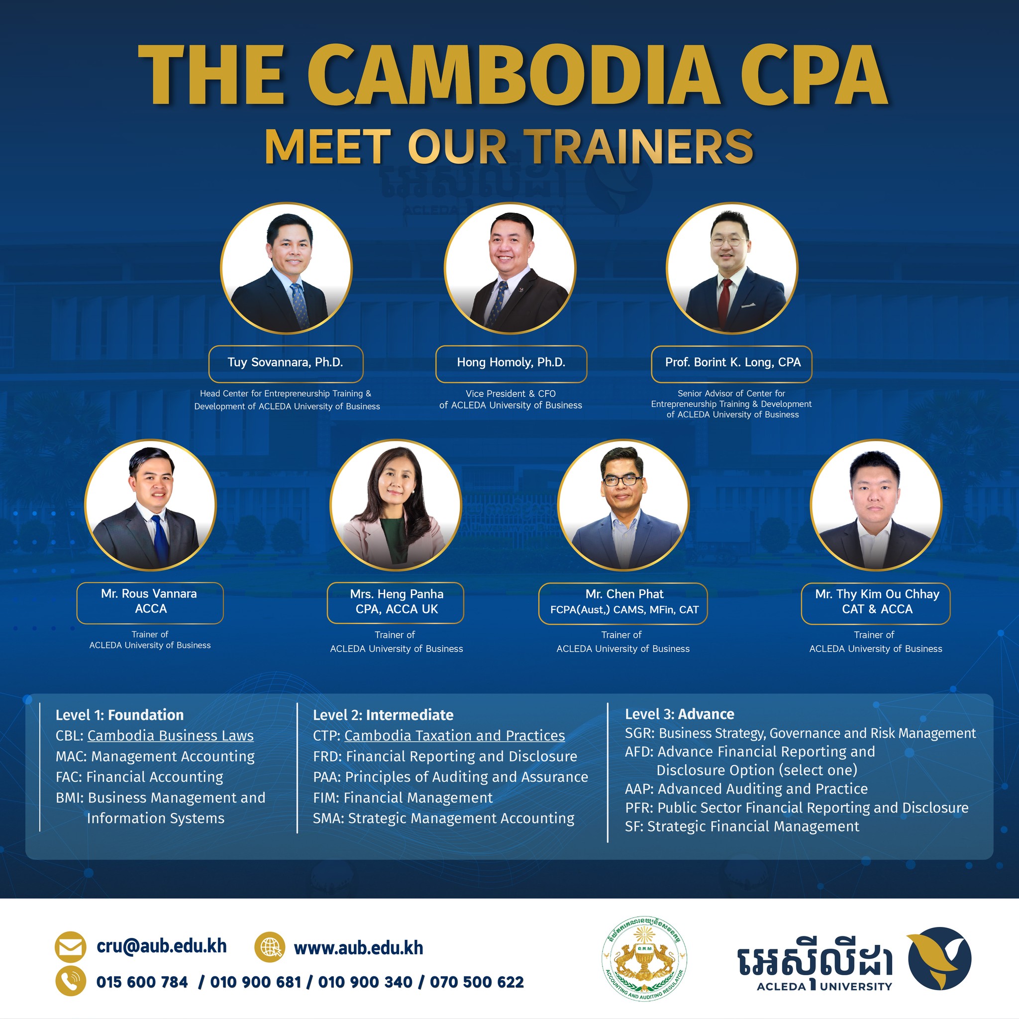 ACLEDA University of Business Facebook ad