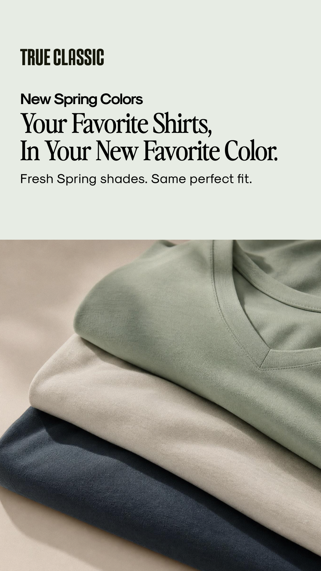 True Classic Facebook ad