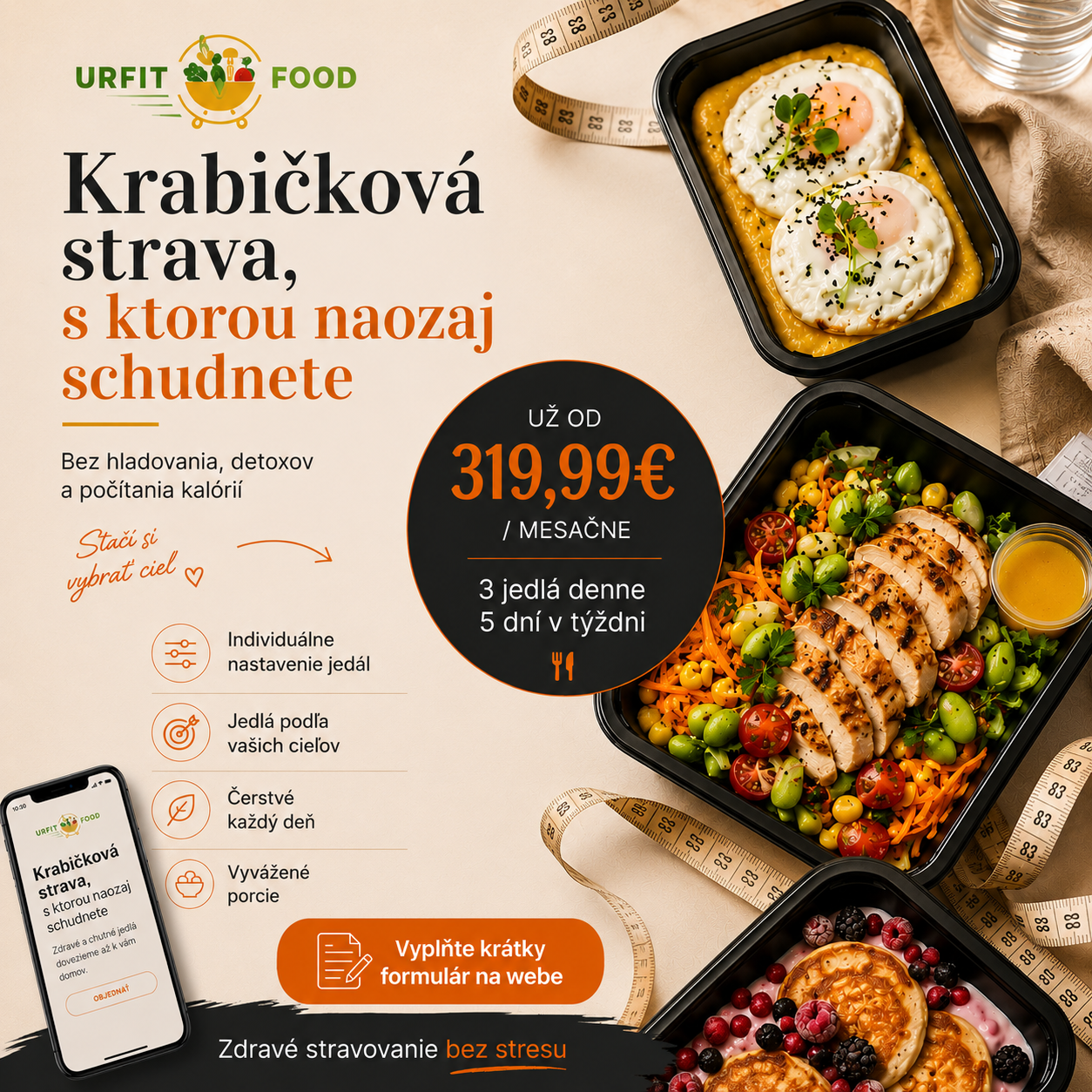 UR Fit Food Facebook ad