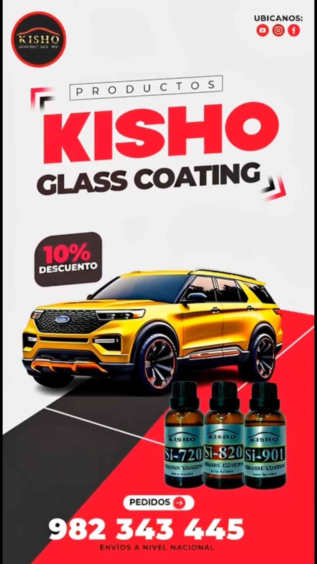 KISHO PERU Facebook ad: Productos KISHO para Revestimiento Cerámico vehicular %…